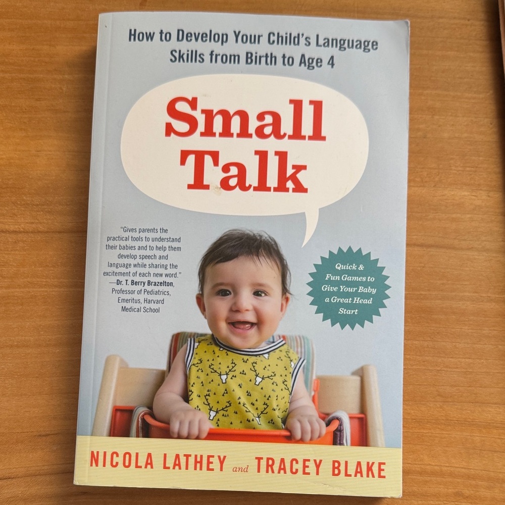 Small Talk Book by Nicola Lathey and Tracey Blake